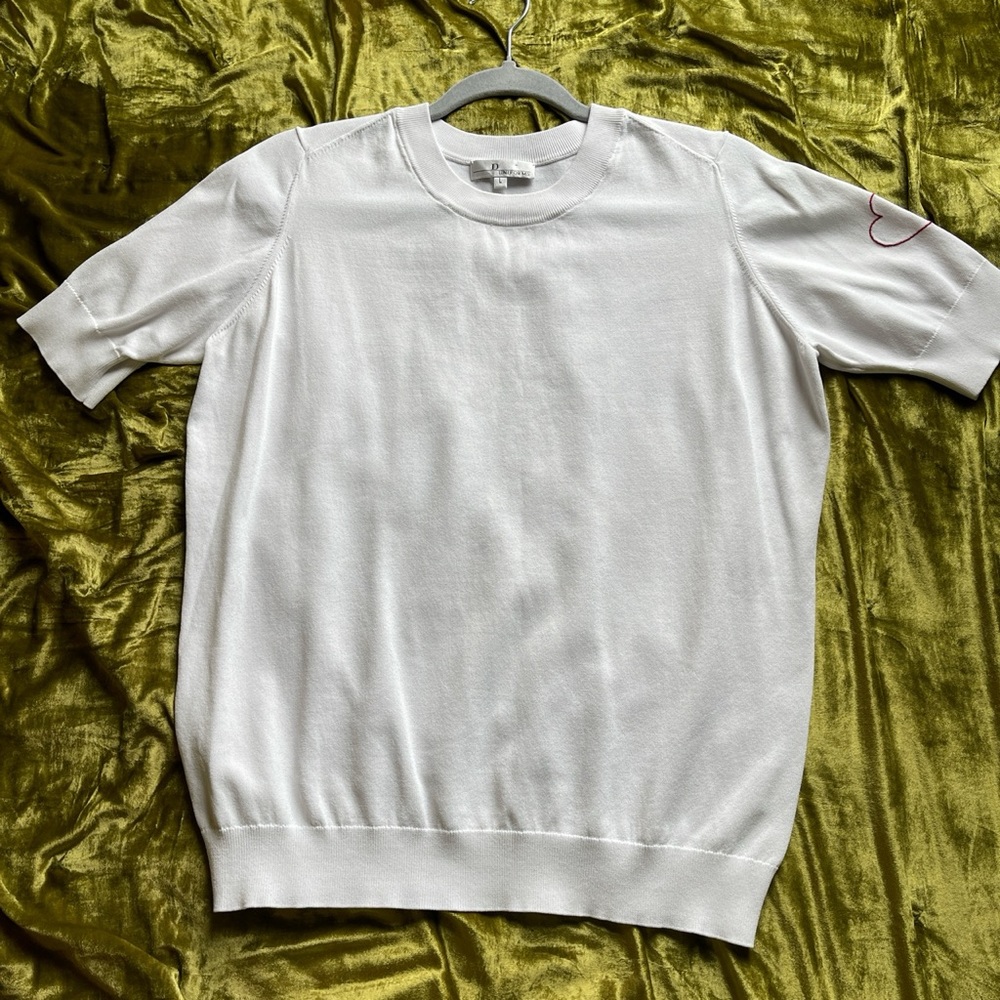 Christian Dior CD D Uniform Heart On Your Sleeve Knit Top♥️ - Picture 2 of 8